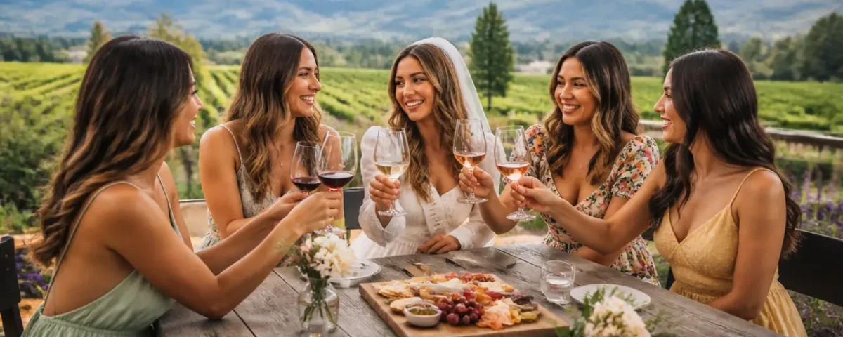 Fraser Valley bachelorette wine tour