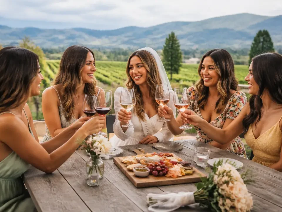 Fraser Valley bachelorette wine tour