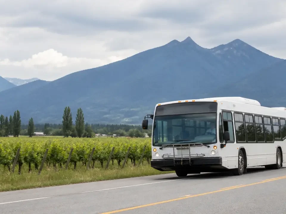 transit to Fraser Valley wineries